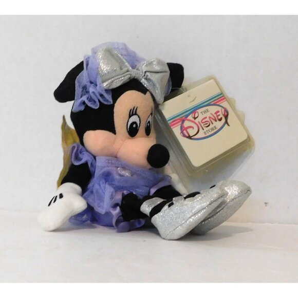 Disney Store Sugar Plum Minnie Mouse Mini Bean Bag Plush Doll Nutcracker 9 Inch - Picture 2 of 6
